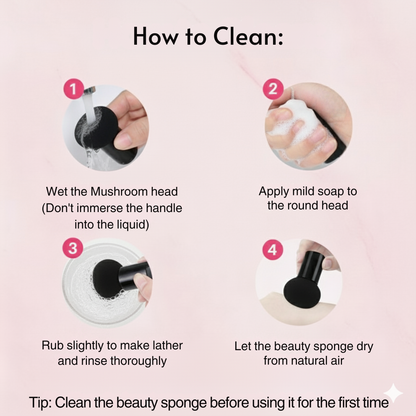 Ziora Travel Size Korean Mushroom Applicator